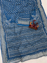 Kareena Kapoor inspired Premium georgette ajrak saree