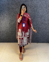 Kota fabric kurti 2pc set
