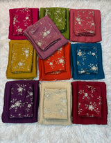 party wear budget friendly rangoli saree
