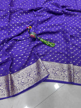 Pure Viscose georgette saree