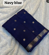 Viscose mysore buttis saree