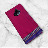 Narayanpeta Nizam boarder mercerised cotton saree