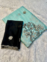 Rangoli silk heavy work saree