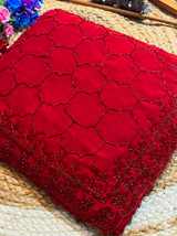 Georgette handwork saree