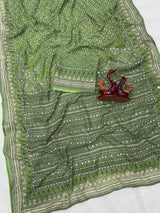 Kareena Kapoor inspired Premium georgette ajrak saree