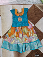 Customised maggam pattu parikini for kids