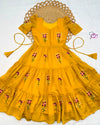Cotton fully stitched maxi gown for women