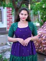Dual colour maxi frocks for women