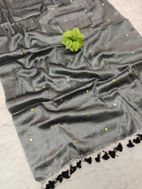 Raga tissue mul cotton saree