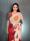 Georgette bandhini saree