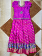 Customised maggam pattu parikini for kids