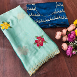 Soft rangoli silk saree