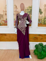 Ready to wear one minute saree