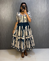 Muslin kalamkari frocks