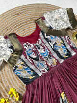 Muslin Cotton Kalamkari Frock