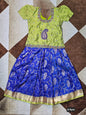 Customised maggam pattu parikini for kids