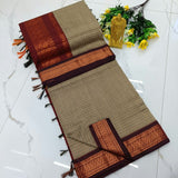 Kalyani pattu cotton checks saree