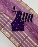 Viscose georgette festive saree
