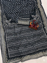 Kareena Kapoor inspired Premium georgette ajrak saree