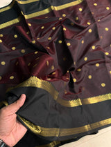 Banarasi mashroom soft silk pattu saree