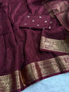 Viscose premium mysore crepe silk saree