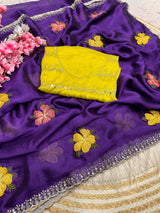 Soft rangoli silk saree