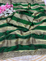 Space silk soft siroski diamond sarees