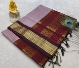 Kalyani pattu cotton checks saree