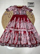 Muslin kalamkari frocks