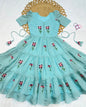 Cotton fully stitched maxi gown for women