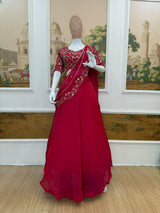 Ready to wear one minute lehanga set