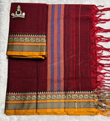 Narayanpeta Big Peacock boarder Dress material
