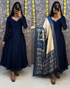 Vichitra silk kalamkari dupatta set