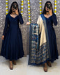 Vichitra silk kalamkari dupatta set