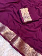 Chiffon soft saree