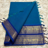Chettinadu Pure Cotton kanchi zari Saree