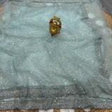 Party wear designer beads work net saree