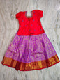 Customised maggam pattu parikini for kids