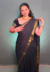 Semi Mysore silk temple boarder