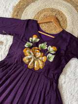 Original Brush Paint HandWork Gown