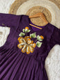 Original Brush Paint HandWork Gown