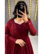 Beautiful Georgette Gown with Duppatta