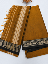 Narayanpeta Elephant Peacock Small boarder dress material