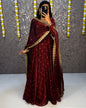 Space silk 2pc fully stitched anarkali set