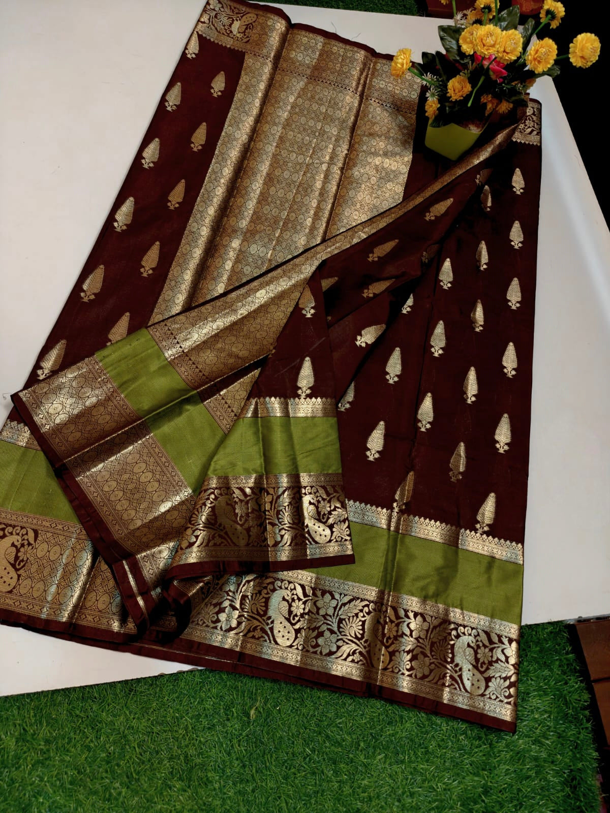 Soft Kanchi pattu saree