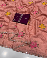 Soft rangoli silk saree