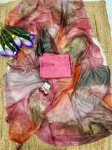 Vaishnavi chaitanya inspired abstract saree