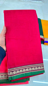 Narayanpeta mango cashew boarder saree
