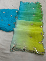 Najbern chiffon handwork saree