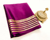 Semi Mysore silk budget range elephant border saree
